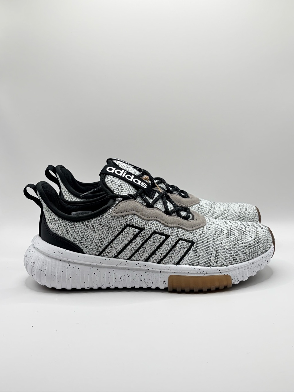 Adidas Kaptir Flow 2.0 Cloudfoam‎ Knit Sneakers in Grey and Black